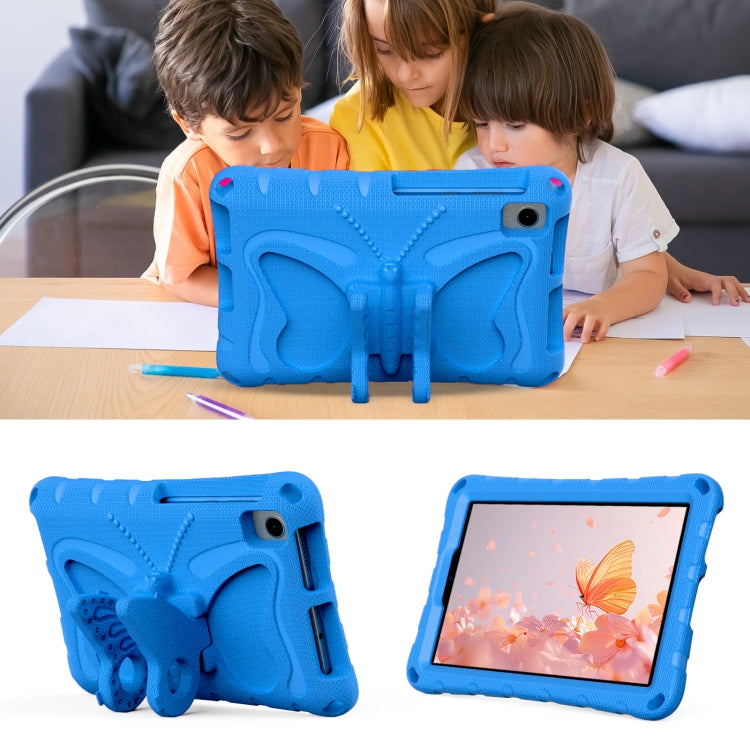 For TCL Tab 8 LE / WiFi 2023 Butterfly Bracket EVA Shockproof Tablet Case(Blue) - Others by PMC TechLife | Online Shopping South Africa | PMC TechLife | Buy Now Pay Later Mobicred