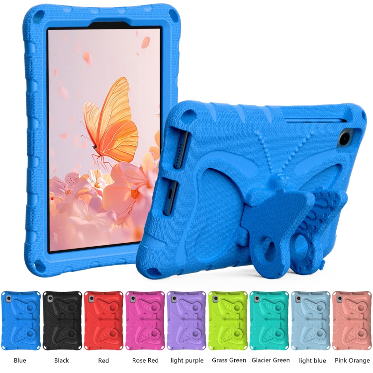 For TCL Tab 8 LE / WiFi 2023 Butterfly Bracket EVA Shockproof Tablet Case(Blue) - Others by PMC TechLife | Online Shopping South Africa | PMC TechLife | Buy Now Pay Later Mobicred