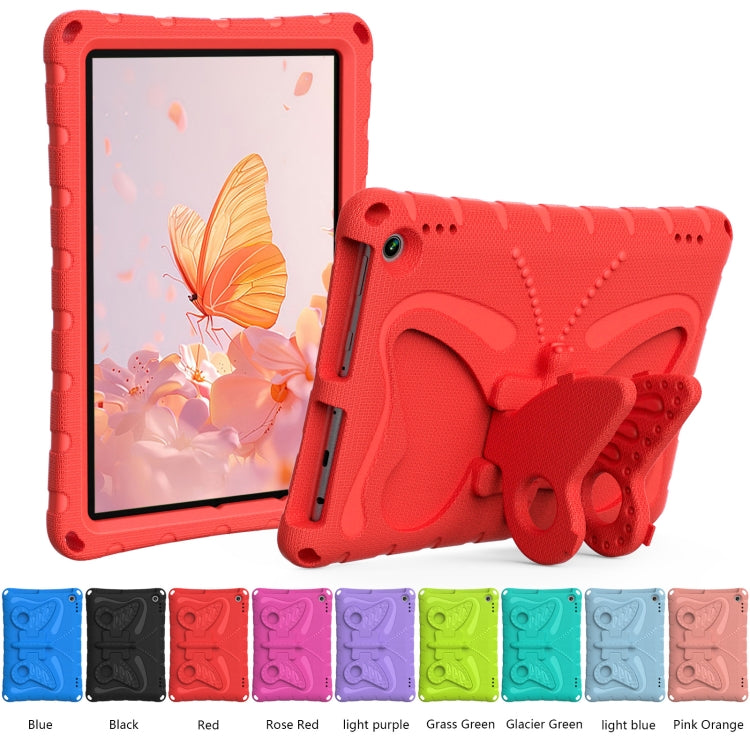 For Amazon Kindle Fire Max 11 2023 Butterfly Bracket EVA Shockproof Tablet Case(Red) - Amazon by PMC TechLife | Online Shopping South Africa | PMC TechLife | Buy Now Pay Later Mobicred