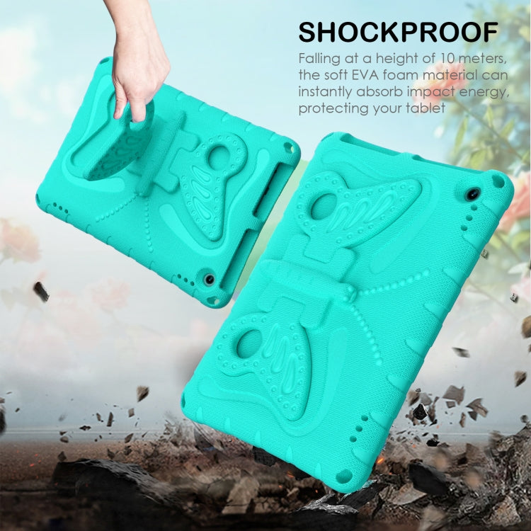 For Amazon Kindle Fire Max 11 2023 Butterfly Bracket EVA Shockproof Tablet Case(Mint Green) - Amazon by PMC TechLife | Online Shopping South Africa | PMC TechLife | Buy Now Pay Later Mobicred