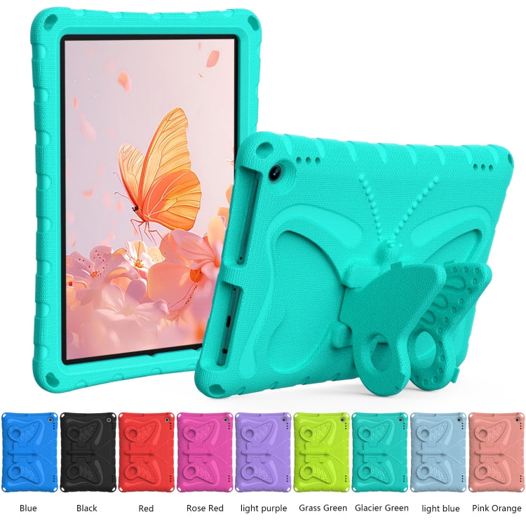 For Amazon Kindle Fire Max 11 2023 Butterfly Bracket EVA Shockproof Tablet Case(Mint Green) - Amazon by PMC TechLife | Online Shopping South Africa | PMC TechLife | Buy Now Pay Later Mobicred