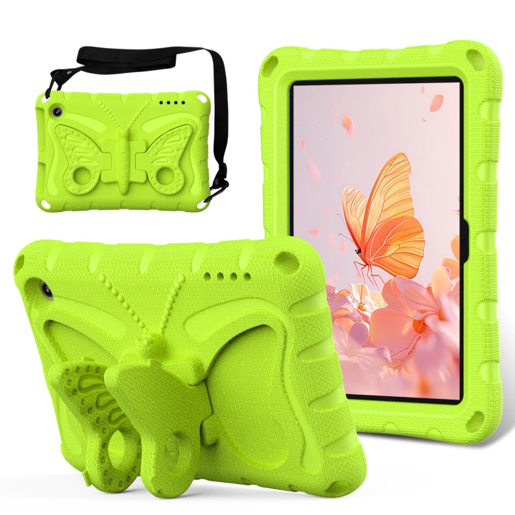 For Amazon Kindle Fire HD7 2022 Butterfly Bracket EVA Shockproof Tablet Case(Grass Green) - Amazon by PMC TechLife | Online Shopping South Africa | PMC TechLife | Buy Now Pay Later Mobicred