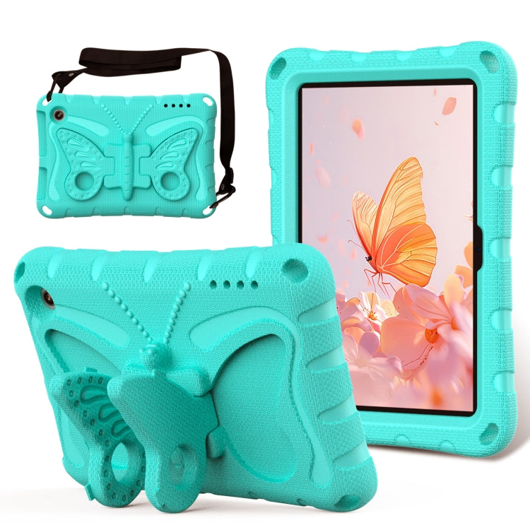 For Amazon Kindle Fire HD7 2022 Butterfly Bracket EVA Shockproof Tablet Case(Mint Green) - Amazon by PMC TechLife | Online Shopping South Africa | PMC TechLife | Buy Now Pay Later Mobicred