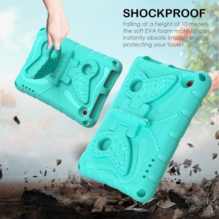 For Amazon Kindle Fire HD7 2022 Butterfly Bracket EVA Shockproof Tablet Case(Mint Green) - Amazon by PMC TechLife | Online Shopping South Africa | PMC TechLife | Buy Now Pay Later Mobicred