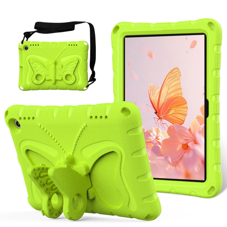 For Amazon Kindle Fire HD8 /8 Plus 2020/2022 Butterfly Bracket EVA Shockproof Tablet Case(Grass Green) - Amazon by PMC TechLife | Online Shopping South Africa | PMC TechLife | Buy Now Pay Later Mobicred