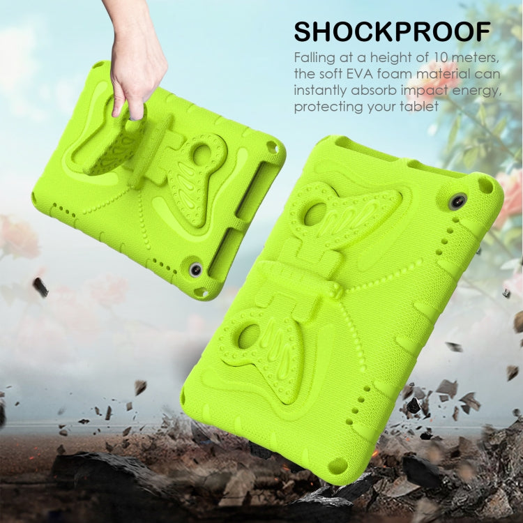 For Amazon Kindle Fire HD8 /8 Plus 2020/2022 Butterfly Bracket EVA Shockproof Tablet Case(Grass Green) - Amazon by PMC TechLife | Online Shopping South Africa | PMC TechLife | Buy Now Pay Later Mobicred