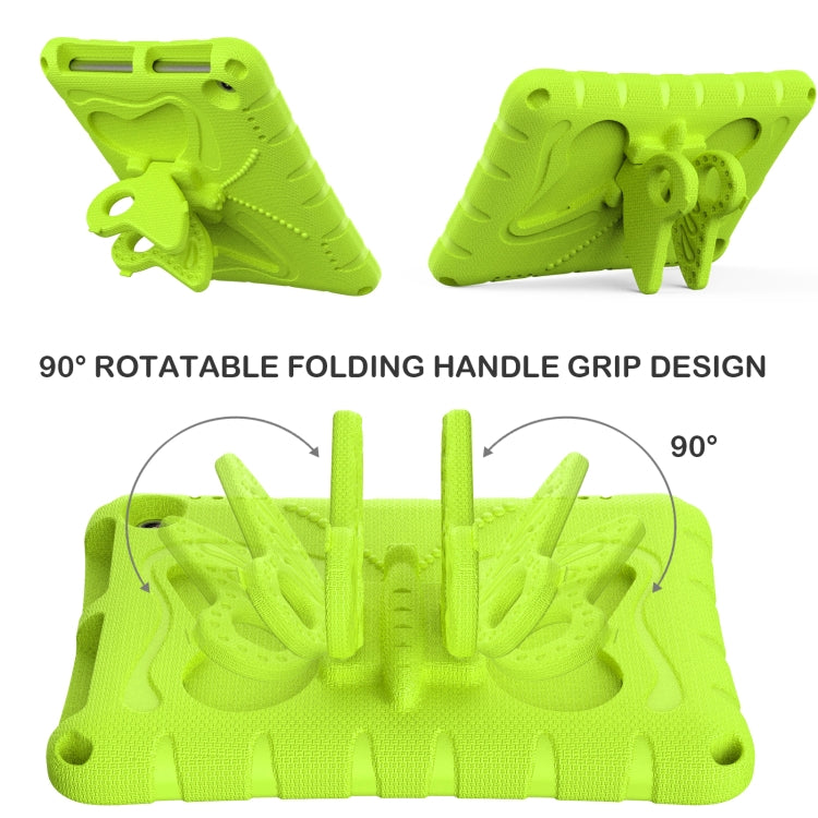 For Amazon Kindle Fire HD8 /8 Plus 2020/2022 Butterfly Bracket EVA Shockproof Tablet Case(Grass Green) - Amazon by PMC TechLife | Online Shopping South Africa | PMC TechLife | Buy Now Pay Later Mobicred