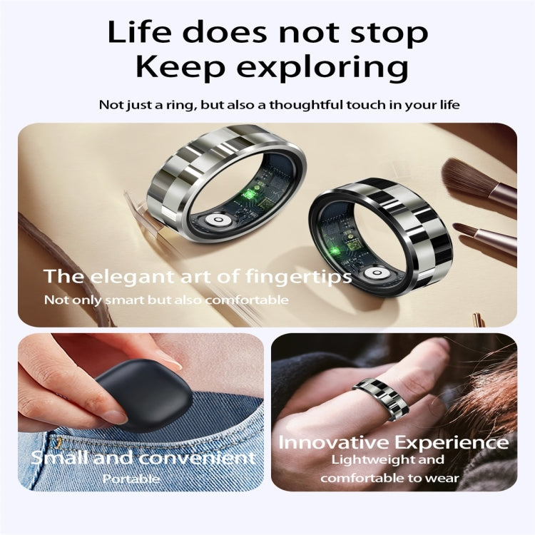 R9 SIZE 9 Smart Ring, Support Health Monitoring / Gesture Control / Somatosensory Games(Silver) - Smart Rings / Smart Telephones by PMC TechLife | Online Shopping South Africa | PMC TechLife | Buy Now Pay Later Mobicred