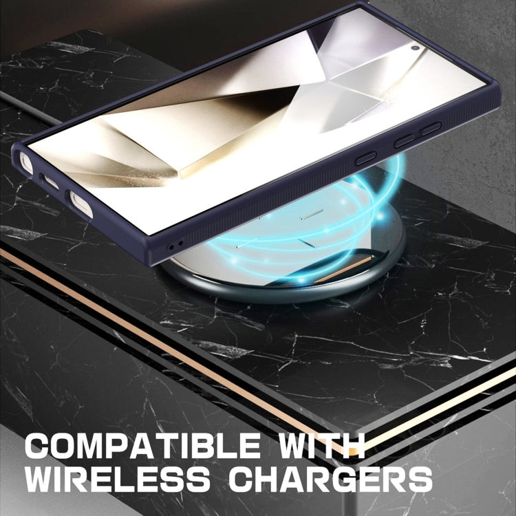 For Samsung Galaxy S25+ 5G Transparent TPU Hybrid PC Magsafe Phone Case(Blue) - free shipping - PMC Jewellery - Order now!