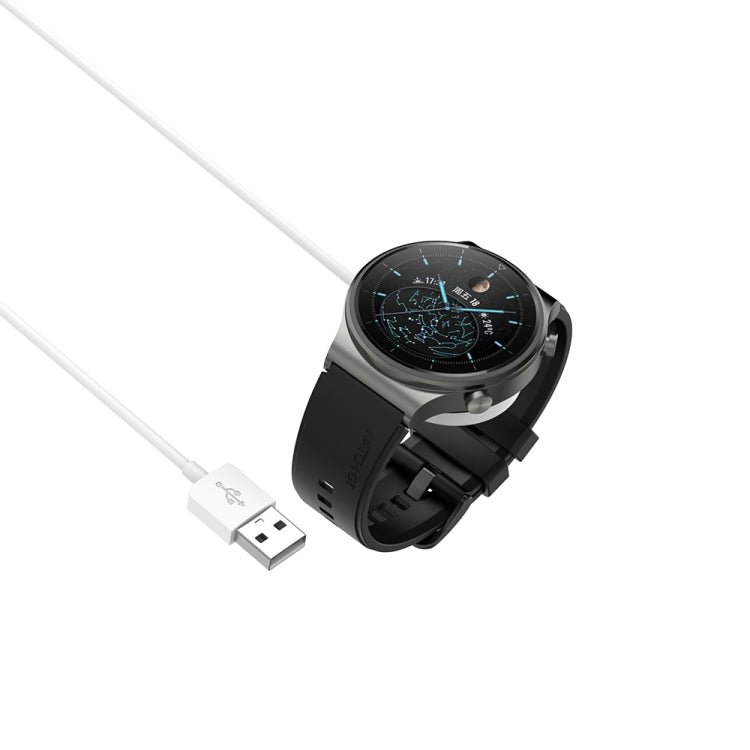 For Huawei Watch GT5 46mm USB Interface Integrated Smart Watch Charging Cable, Length: 1m(White) - Charger by PMC TechLife | Online Shopping South Africa | PMC TechLife | Buy Now Pay Later Mobicred