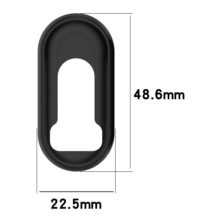 For Xiaomi Smart Band 9 NFC Glossy Surface Silicone Watch Protective Case(Original Red) - Watch Cases by PMC TechLife | Online Shopping South Africa | PMC TechLife | Buy Now Pay Later Mobicred