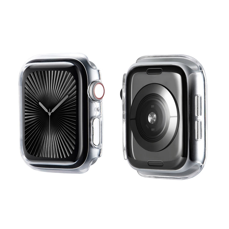 For Apple Watch Series 10 42mm ENKAY Hat-Prince Solid Color PC Watch Case Shockproof Cover(Transparent) - free shipping - PMc TechLife - Order now!