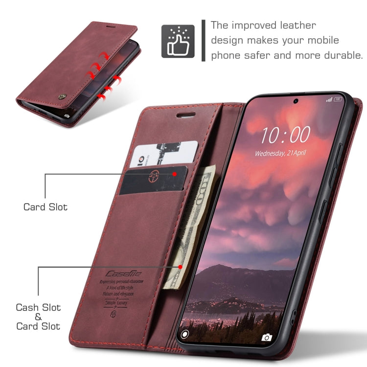 For Xiaomi 14T Pro CaseMe 013 Multifunctional Horizontal Flip Leather Phone Case(Red) - 14T Pro Cases by CaseMe | Online Shopping South Africa | PMC Jewellery | Buy Now Pay Later Mobicred