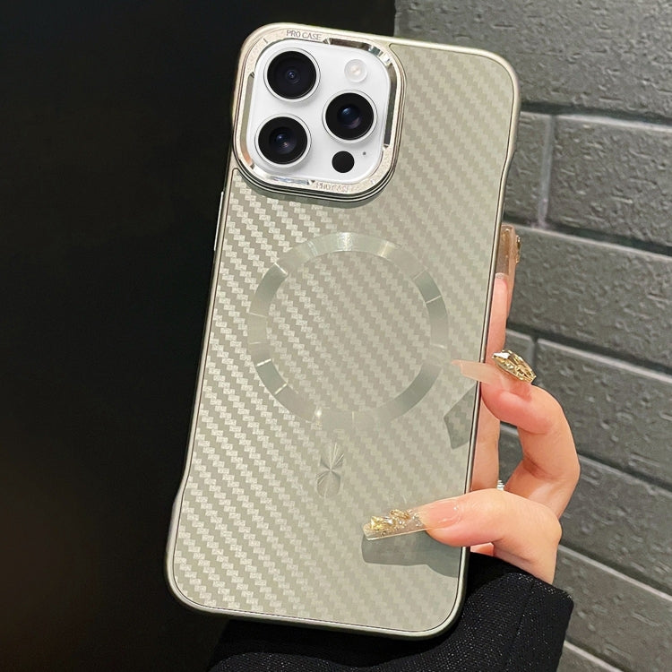 For iPhone 12 Pro Max AG Carbon Fiber Frameless MagSafe Phone Case(Grey) - free shipping - PMc TechLife - Order now!
