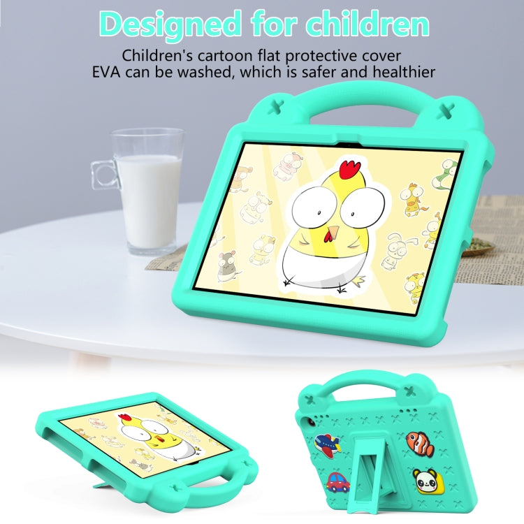 For Amazon Fire HD8 2024 / 2022 / HD8 Plus Handle Kickstand Children EVA Shockproof Tablet Case(MintGreen) - Amazon by PMC TechLife | Online Shopping South Africa | PMC TechLife | Buy Now Pay Later Mobicred