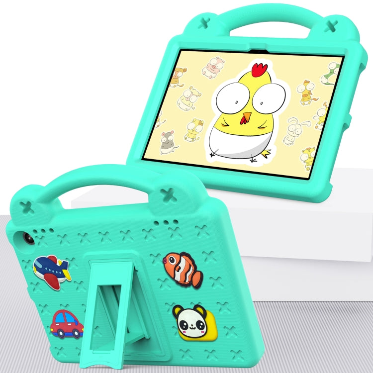For Amazon Fire HD8 2024 / 2022 / HD8 Plus Handle Kickstand Children EVA Shockproof Tablet Case(MintGreen) - Amazon by PMC TechLife | Online Shopping South Africa | PMC TechLife | Buy Now Pay Later Mobicred