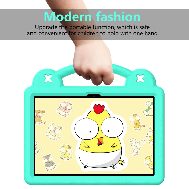 For Amazon Fire HD8 2024 / 2022 / HD8 Plus Handle Kickstand Children EVA Shockproof Tablet Case(MintGreen) - Amazon by PMC TechLife | Online Shopping South Africa | PMC TechLife | Buy Now Pay Later Mobicred