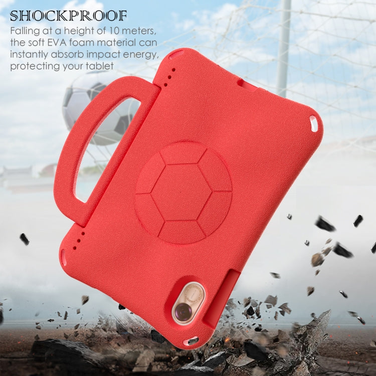 For Honor Pad X8 Pro 11.5 2023 Handle Football Shaped EVA Shockproof Tablet Case(Red) - Honor by PMC TechLife | Online Shopping South Africa | PMC TechLife | Buy Now Pay Later Mobicred