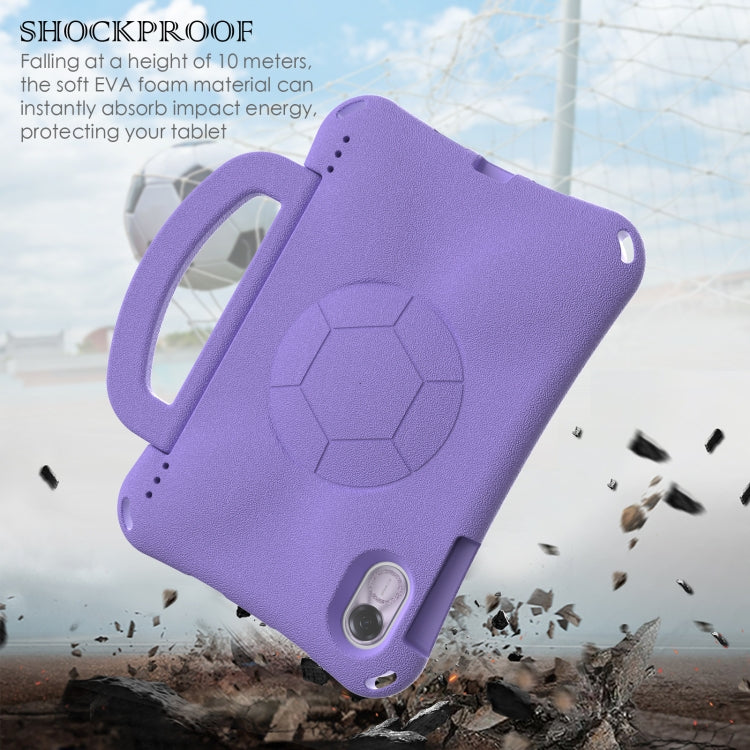 For Honor Pad X9 Handle Football Shaped EVA Shockproof Tablet Case(Light Purple) - Honor by PMC TechLife | Online Shopping South Africa | PMC TechLife | Buy Now Pay Later Mobicred
