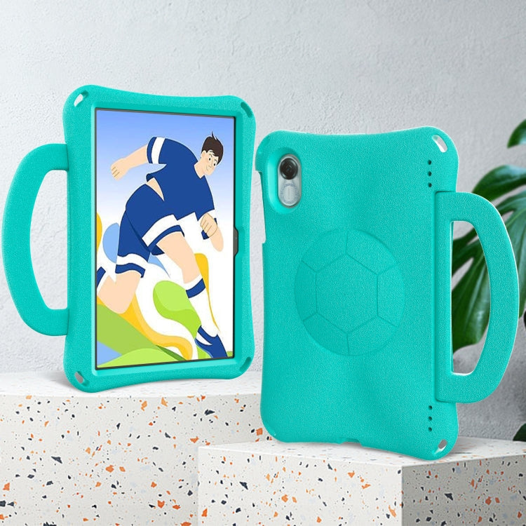 For Honor Pad X9 Handle Football Shaped EVA Shockproof Tablet Case(Mint  Green) - Honor by PMC TechLife | Online Shopping South Africa | PMC TechLife | Buy Now Pay Later Mobicred