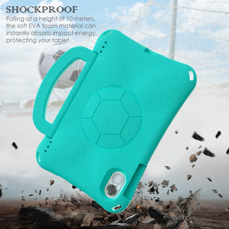 For Honor Pad X9 Handle Football Shaped EVA Shockproof Tablet Case(Mint  Green) - Honor by PMC TechLife | Online Shopping South Africa | PMC TechLife | Buy Now Pay Later Mobicred
