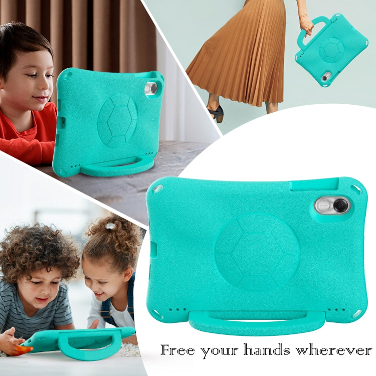 For Honor Pad X9 Handle Football Shaped EVA Shockproof Tablet Case(Mint  Green) - Honor by PMC TechLife | Online Shopping South Africa | PMC TechLife | Buy Now Pay Later Mobicred