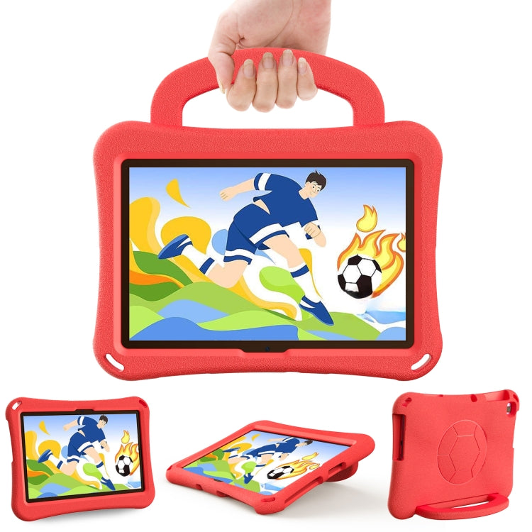 For Honor Pad X8 / X8 Lite 10.1 Handle Football Shaped EVA Shockproof Tablet Case(Red) - Honor by PMC TechLife | Online Shopping South Africa | PMC TechLife | Buy Now Pay Later Mobicred
