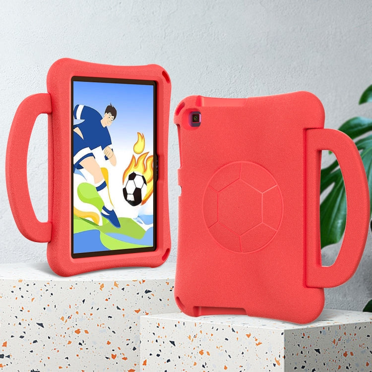 For Honor Pad X8 / X8 Lite 10.1 Handle Football Shaped EVA Shockproof Tablet Case(Red) - Honor by PMC TechLife | Online Shopping South Africa | PMC TechLife | Buy Now Pay Later Mobicred