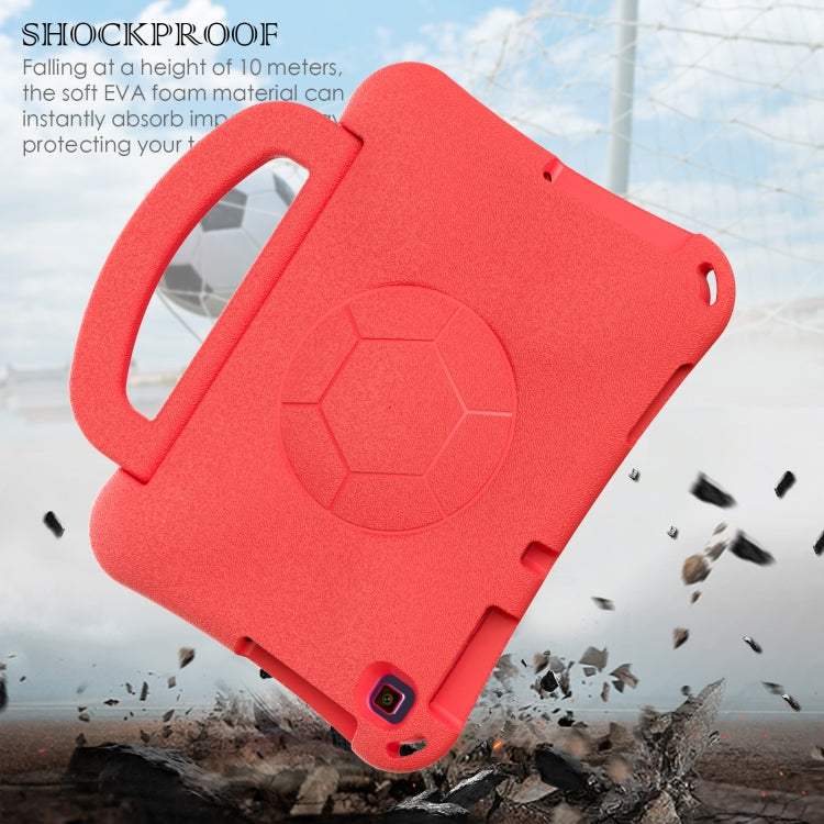 For Honor Pad X8 / X8 Lite 10.1 Handle Football Shaped EVA Shockproof Tablet Case(Red) - Honor by PMC TechLife | Online Shopping South Africa | PMC TechLife | Buy Now Pay Later Mobicred