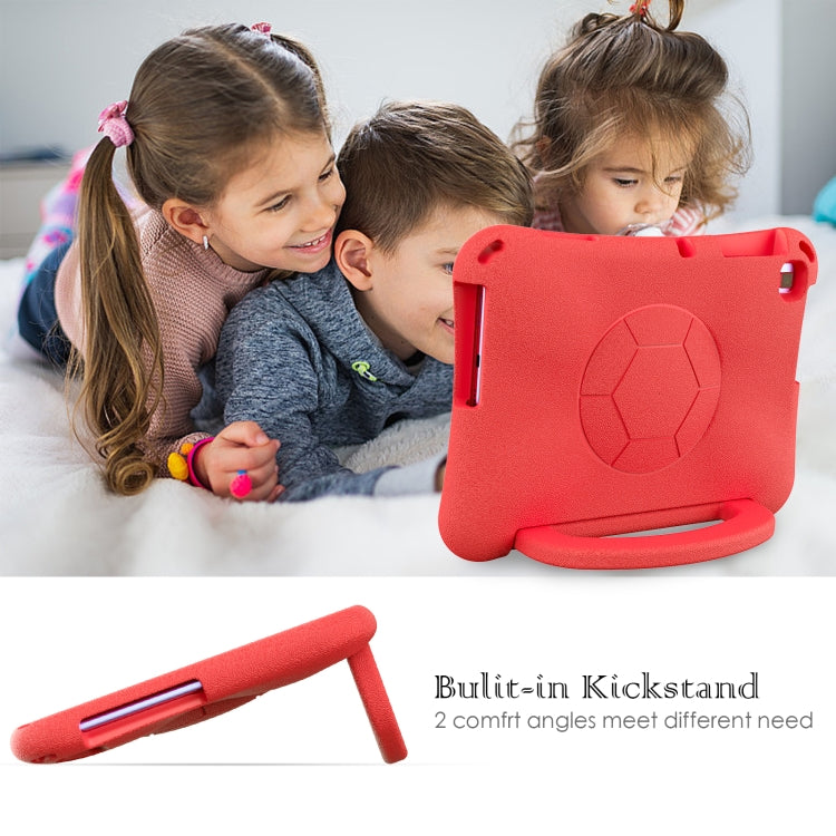 For Honor Pad X8 / X8 Lite 10.1 Handle Football Shaped EVA Shockproof Tablet Case(Red) - Honor by PMC TechLife | Online Shopping South Africa | PMC TechLife | Buy Now Pay Later Mobicred