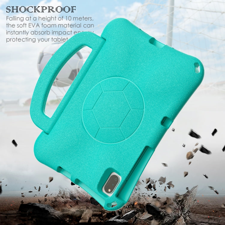 For Honor Pad V7 10.4 2024 Handle Football Shaped EVA Shockproof Tablet Case(Mint  Green) - Honor by PMC TechLife | Online Shopping South Africa | PMC TechLife | Buy Now Pay Later Mobicred