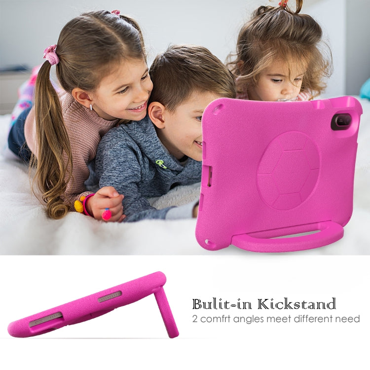 For Honor Pad V7 11 2021 Handle Football Shaped EVA Shockproof Tablet Case(Rose Red) - free shipping - PMC TechLife - Order now!