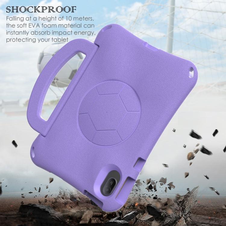 For Honor Pad V7 11 2021 Handle Football Shaped EVA Shockproof Tablet Case(Light Blue) - Honor by PMC TechLife | Online Shopping South Africa | PMC TechLife | Buy Now Pay Later Mobicred