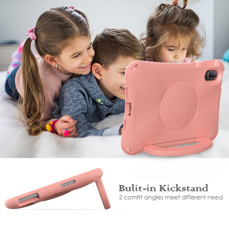 For Honor Pad V7 11 2021 Handle Football Shaped EVA Shockproof Tablet Case(Light Pink) - Honor by PMC TechLife | Online Shopping South Africa | PMC TechLife | Buy Now Pay Later Mobicred