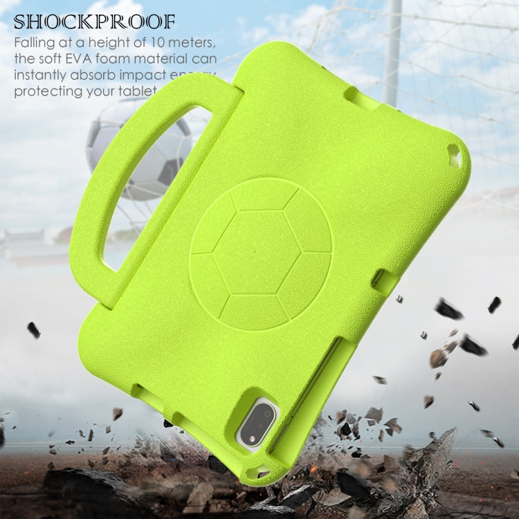 For Honor Pad V6 10.4 2024 Handle Football Shaped EVA Shockproof Tablet Case(Grass Green) - Honor by PMC TechLife | Online Shopping South Africa | PMC TechLife | Buy Now Pay Later Mobicred