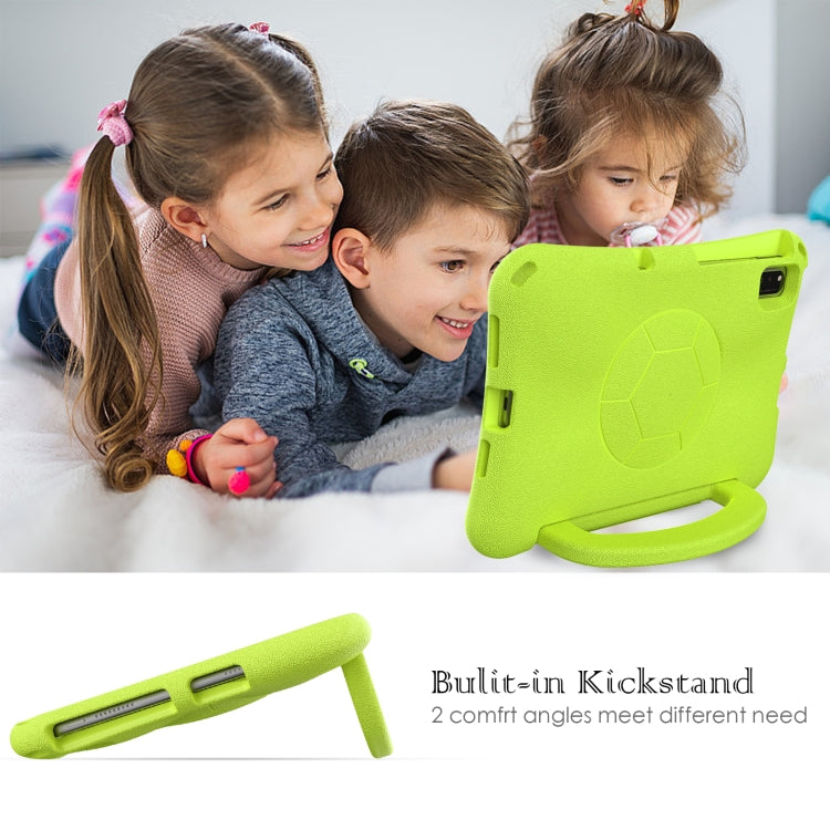 For Honor Pad V6 10.4 2024 Handle Football Shaped EVA Shockproof Tablet Case(Grass Green) - Honor by PMC TechLife | Online Shopping South Africa | PMC TechLife | Buy Now Pay Later Mobicred