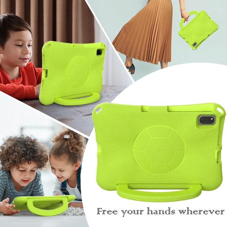 For Honor Pad V6 10.4 2024 Handle Football Shaped EVA Shockproof Tablet Case(Grass Green) - Honor by PMC TechLife | Online Shopping South Africa | PMC TechLife | Buy Now Pay Later Mobicred