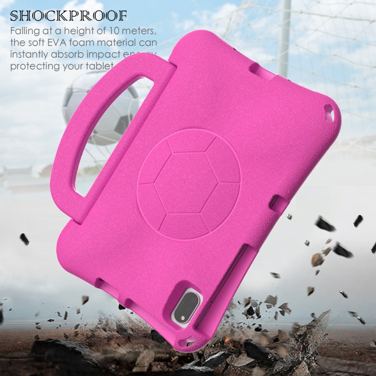 For Honor Pad V6 10.4 2024 Handle Football Shaped EVA Shockproof Tablet Case(Rose Red) - free shipping - PMC TechLife - Order now!