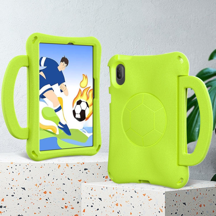 For Huawei MatePad SE 11 2024 Handle Football Shaped EVA Shockproof Tablet Case(Grass Green) - Huawei by PMC TechLife | Online Shopping South Africa | PMC TechLife | Buy Now Pay Later Mobicred