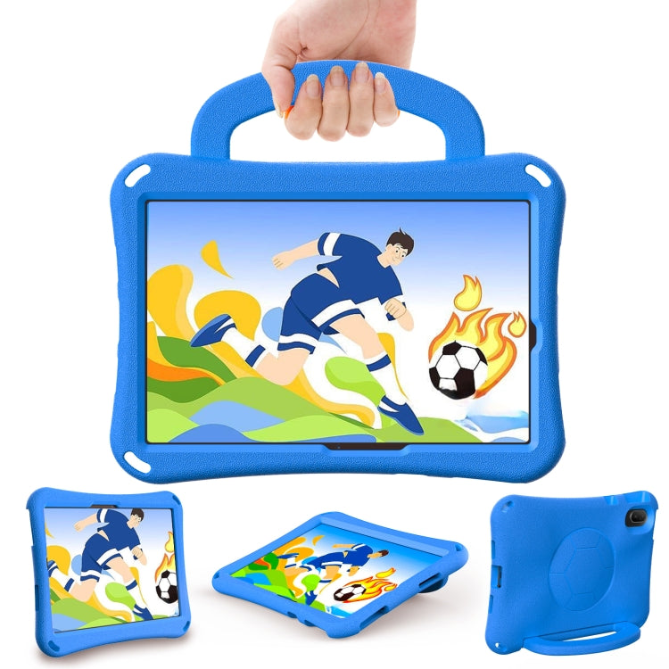 For Huawei MatePad SE 11 2024 Handle Football Shaped EVA Shockproof Tablet Case(Blue) - Huawei by PMC TechLife | Online Shopping South Africa | PMC TechLife | Buy Now Pay Later Mobicred