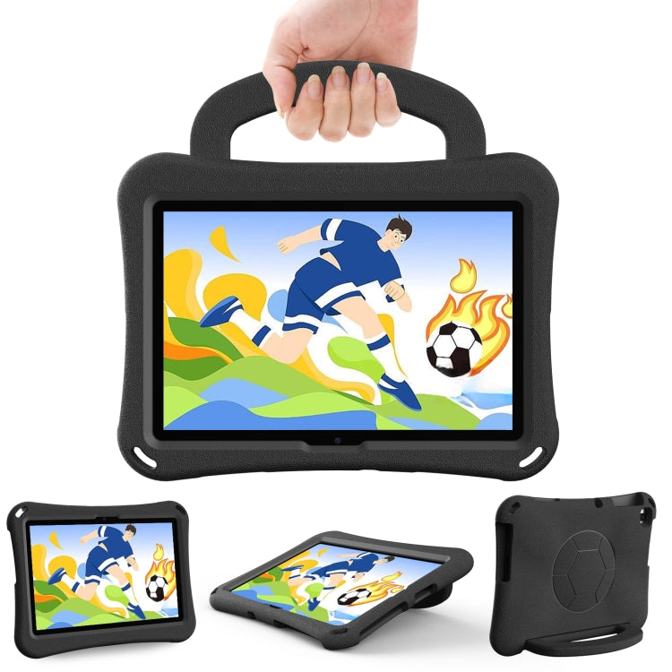 For Huawei MatePad SE 10.1 2022 Handle Football Shaped EVA Shockproof Tablet Case(Black) - Huawei by PMC TechLife | Online Shopping South Africa | PMC TechLife | Buy Now Pay Later Mobicred