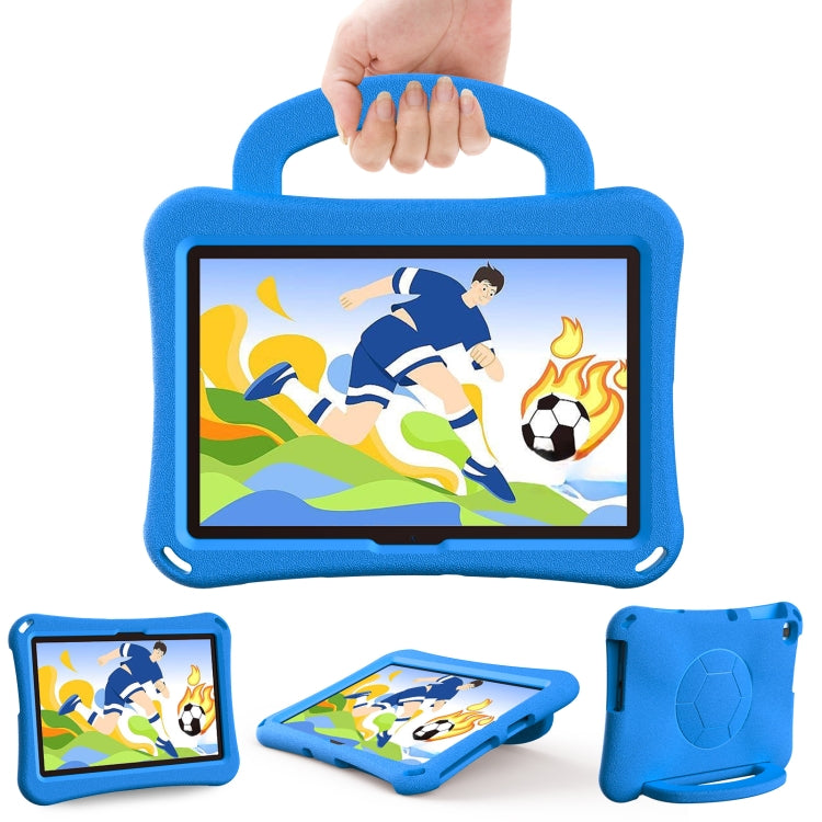 For Huawei MatePad SE 10.1 2022 Handle Football Shaped EVA Shockproof Tablet Case(Blue) - Huawei by PMC TechLife | Online Shopping South Africa | PMC TechLife | Buy Now Pay Later Mobicred