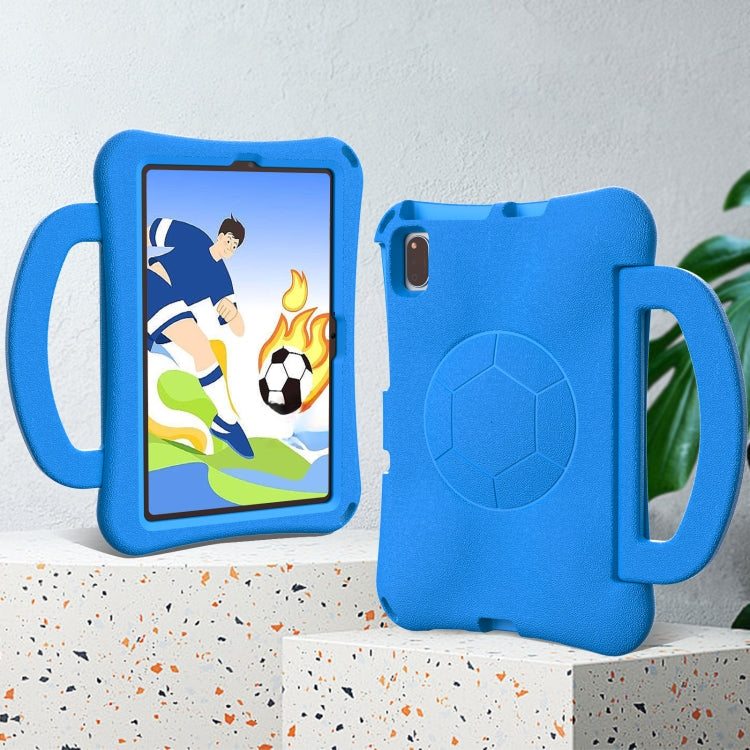 For Huawei MatePad 10.4 2020 / 2022 Handle Football Shaped EVA Shockproof Tablet Case(Blue) - Huawei by PMC TechLife | Online Shopping South Africa | PMC TechLife | Buy Now Pay Later Mobicred