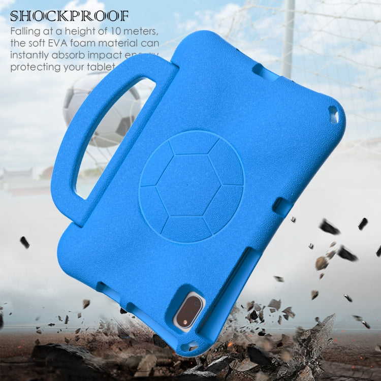 For Huawei MatePad 10.4 2020 / 2022 Handle Football Shaped EVA Shockproof Tablet Case(Blue) - Huawei by PMC TechLife | Online Shopping South Africa | PMC TechLife | Buy Now Pay Later Mobicred