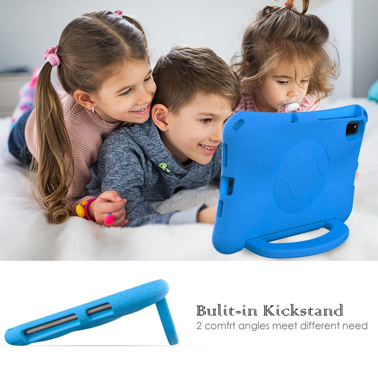 For Huawei MatePad 10.4 2020 / 2022 Handle Football Shaped EVA Shockproof Tablet Case(Blue) - Huawei by PMC TechLife | Online Shopping South Africa | PMC TechLife | Buy Now Pay Later Mobicred