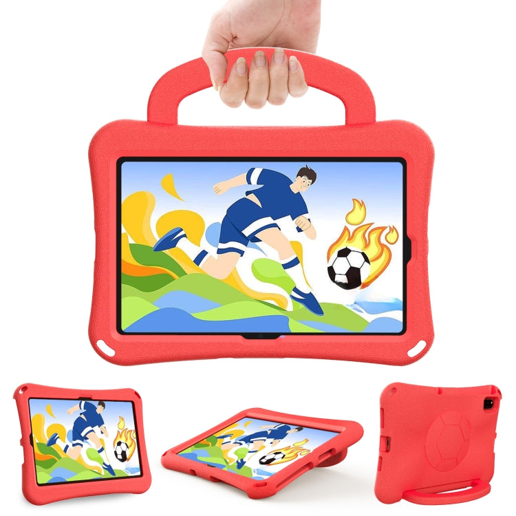 For Huawei MatePad 10.4 2020 / 2022 Handle Football Shaped EVA Shockproof Tablet Case(Red) - Huawei by PMC TechLife | Online Shopping South Africa | PMC TechLife | Buy Now Pay Later Mobicred