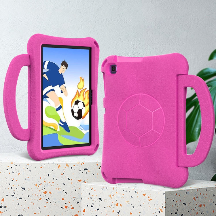 For Huawei Enpoy Tablet2 Handle Football Shaped EVA Shockproof Tablet Case(Rose Red) - Huawei by PMC TechLife | Online Shopping South Africa | PMC TechLife | Buy Now Pay Later Mobicred