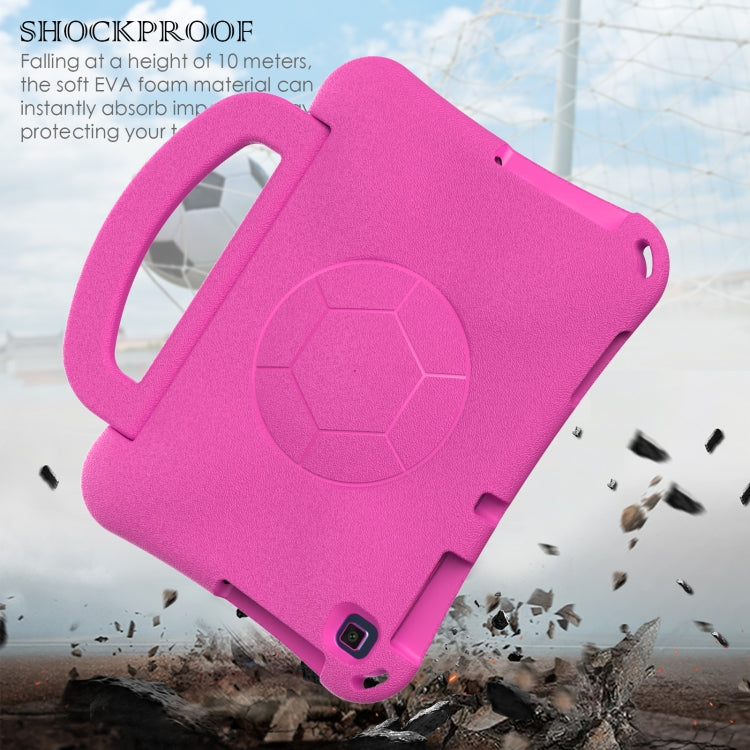 For Huawei Enpoy Tablet2 Handle Football Shaped EVA Shockproof Tablet Case(Rose Red) - Huawei by PMC TechLife | Online Shopping South Africa | PMC TechLife | Buy Now Pay Later Mobicred