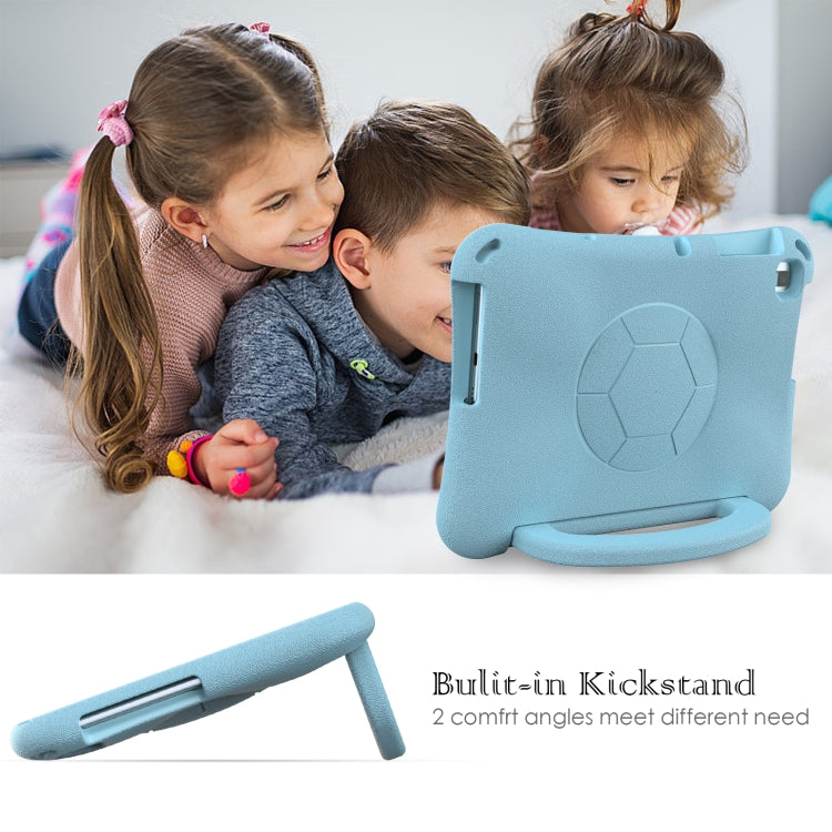 For Huawei Enpoy Tablet2 Handle Football Shaped EVA Shockproof Tablet Case(Light Blue) - Huawei by PMC TechLife | Online Shopping South Africa | PMC TechLife | Buy Now Pay Later Mobicred