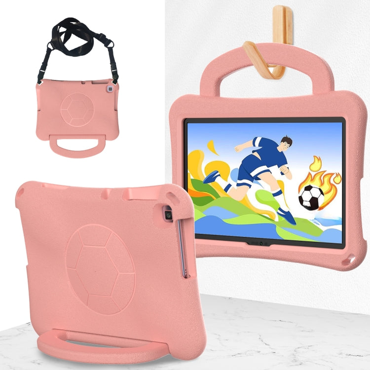 For Huawei Enpoy Tablet2 Handle Football Shaped EVA Shockproof Tablet Case(Light Pink) - Huawei by PMC TechLife | Online Shopping South Africa | PMC TechLife | Buy Now Pay Later Mobicred